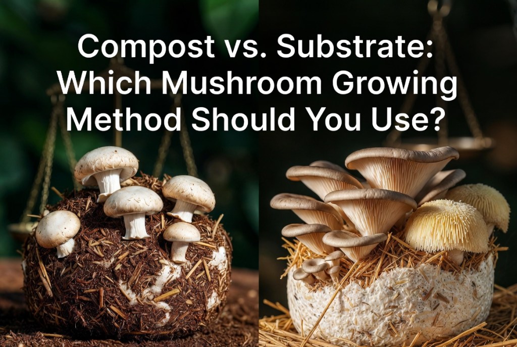 Compost, Substrate, or Outdoor Bed: Which Mushroom Growing Method Should You&nbsp;Use?