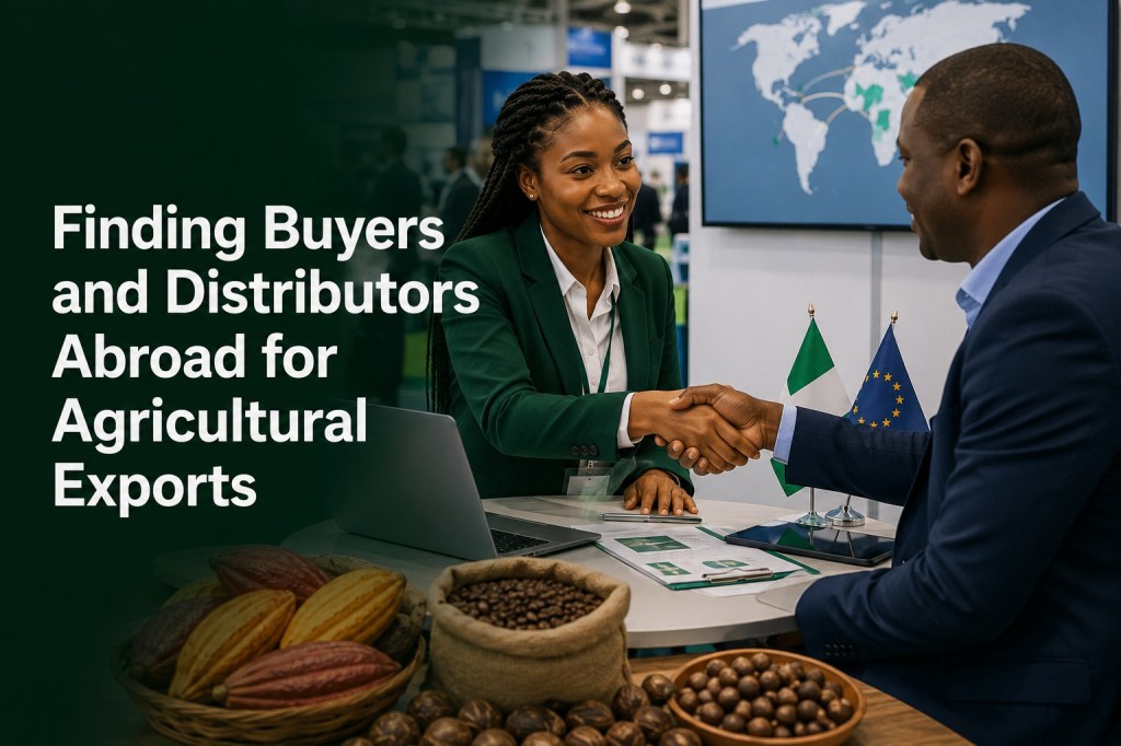 Finding buyers and distributors abroad for agricultural&nbsp;exports