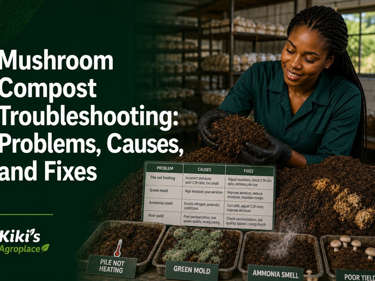 Mushroom Compost Troubleshooting: Common Problems and&nbsp;Fixes