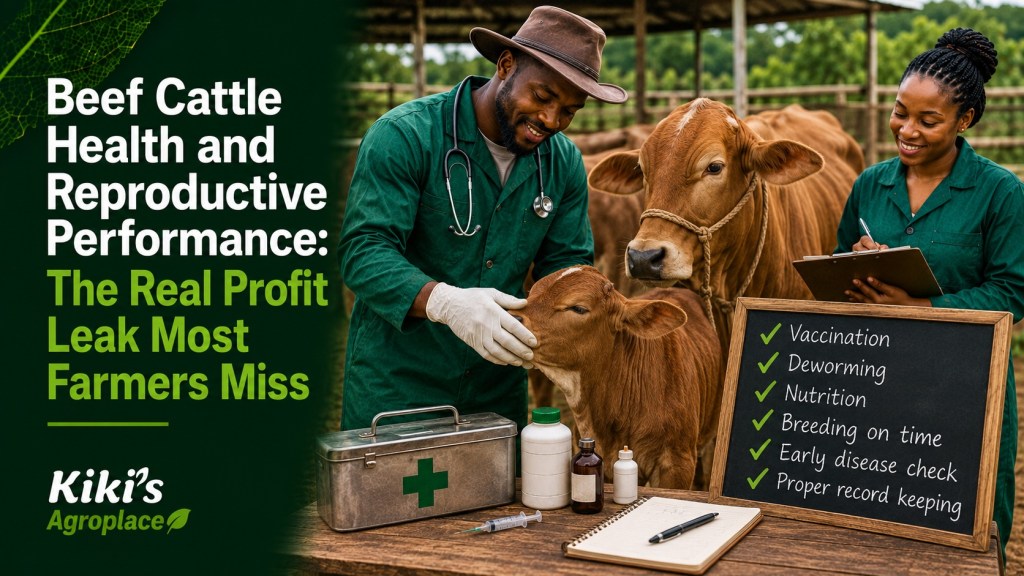 Beef cow and calf pair representing calving interval and reproductive performance benchmarks in beef herds